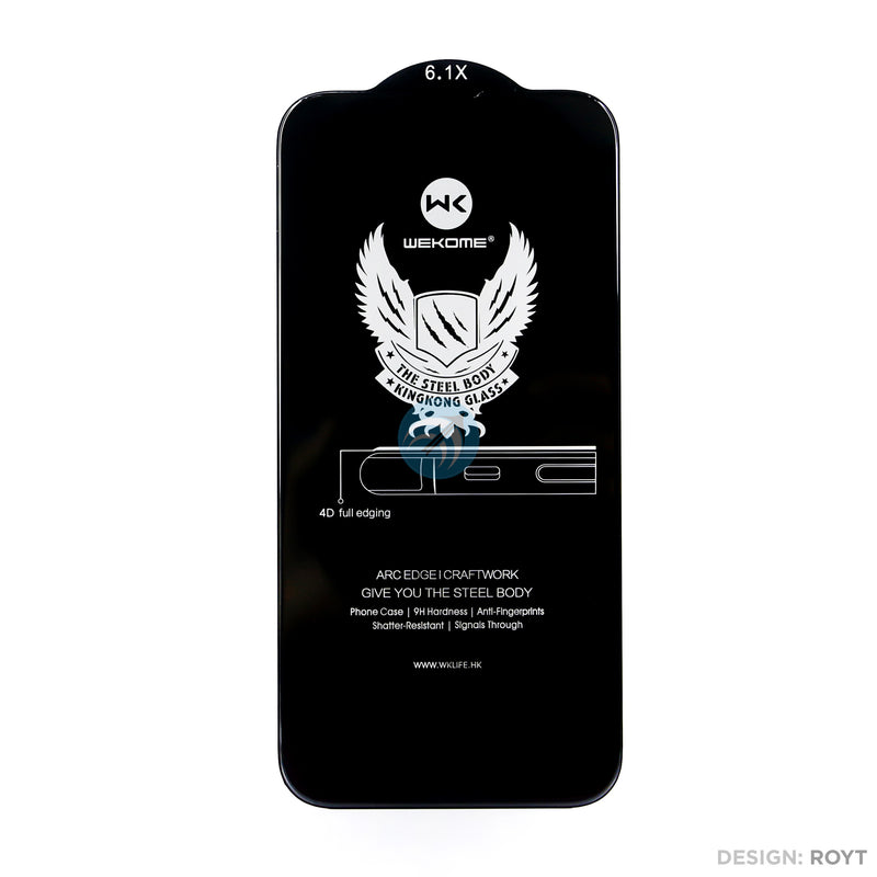 Cường lực IPHONE 13 6.1/ 13 PRO  / 14 6.1 KINGKONG chống nhìn trộm không hộp WTP-012