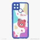 Ốp lưng REALME C21Y tpu vuông màu in hình cute bảo về camera