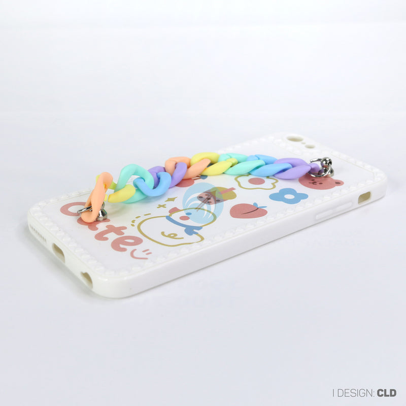 ỐP LƯNG ĐT IPHONE 6+/6S+ (VIỀN TIM LẮC TAY)
