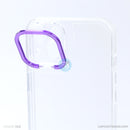 Ốp lưng IPHONE 13 6.1 trong viền camera màu tím REALSKY