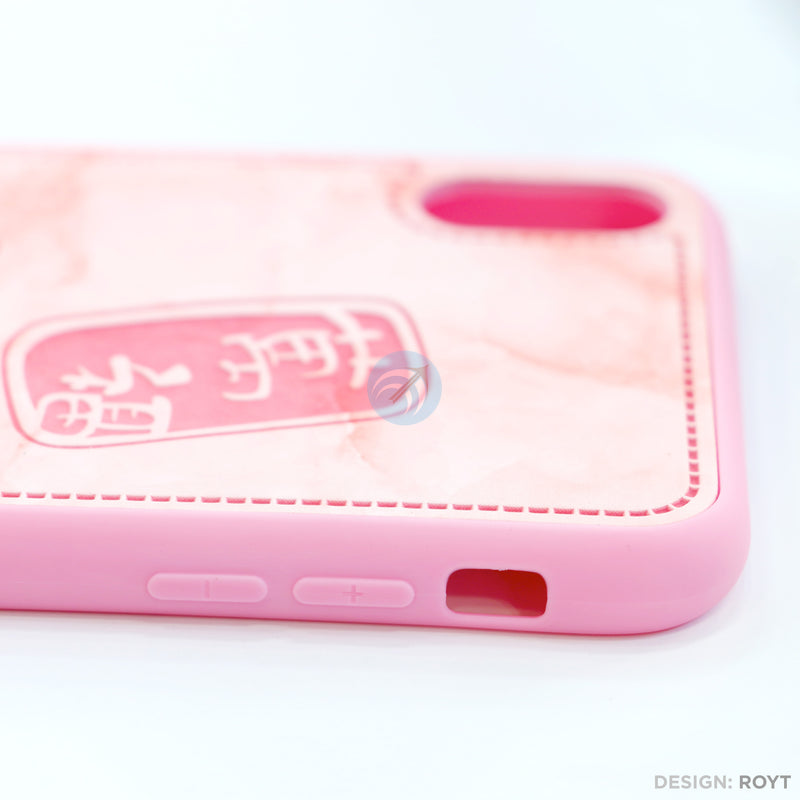 Ốp lưng IPHONE XS MAX lưng da hình mèo thần tài