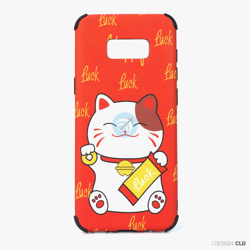 Ốp lưng SAMSUNG S8+ hình mèo thần tài nhựa cứng