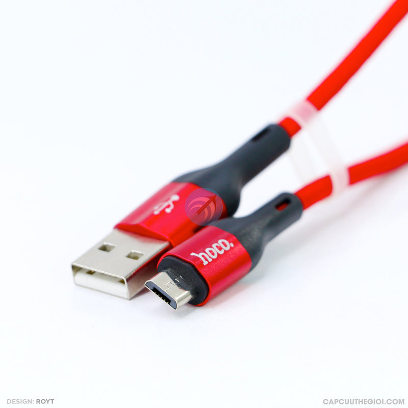 Cáp sạc usb A to micro 3A 0,25cm HOCO X2 MAX bao test 7 ngày