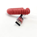 Cáp sạc điện thoại usb A to lightning 1 mét BASEUS xoắn đàn hồi (CALSR-09) bh03t điều kiện còn đủ bao bì