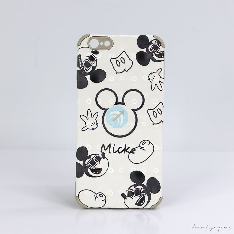 ỐP LƯNG IPHONE 6+/ 6S+ HÌNH TIM VIỀN VUÔNG