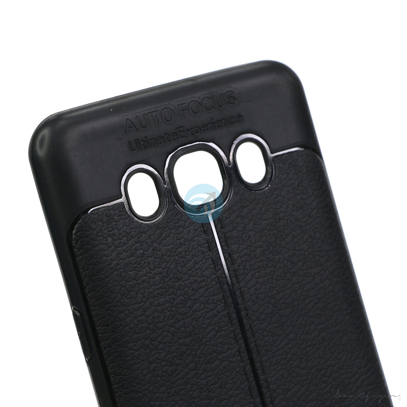 ỐP LƯNG DA ĐIỆN THOẠI SAMSUNG J510 AUTO DẺO ĐEN