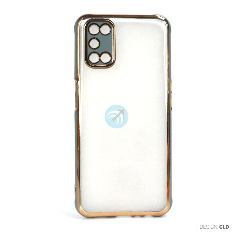 ỐP LƯNG ĐT OPPO A52 (TRONG SI VIỀN MÀU)