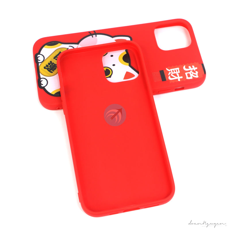ỐP LƯNG IPHONE 12 6.1 ( ĐỎ PHỐI TẾT )