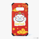 Ốp lưng SAMSUNG A91 hình mèo thần tài nhựa cứng