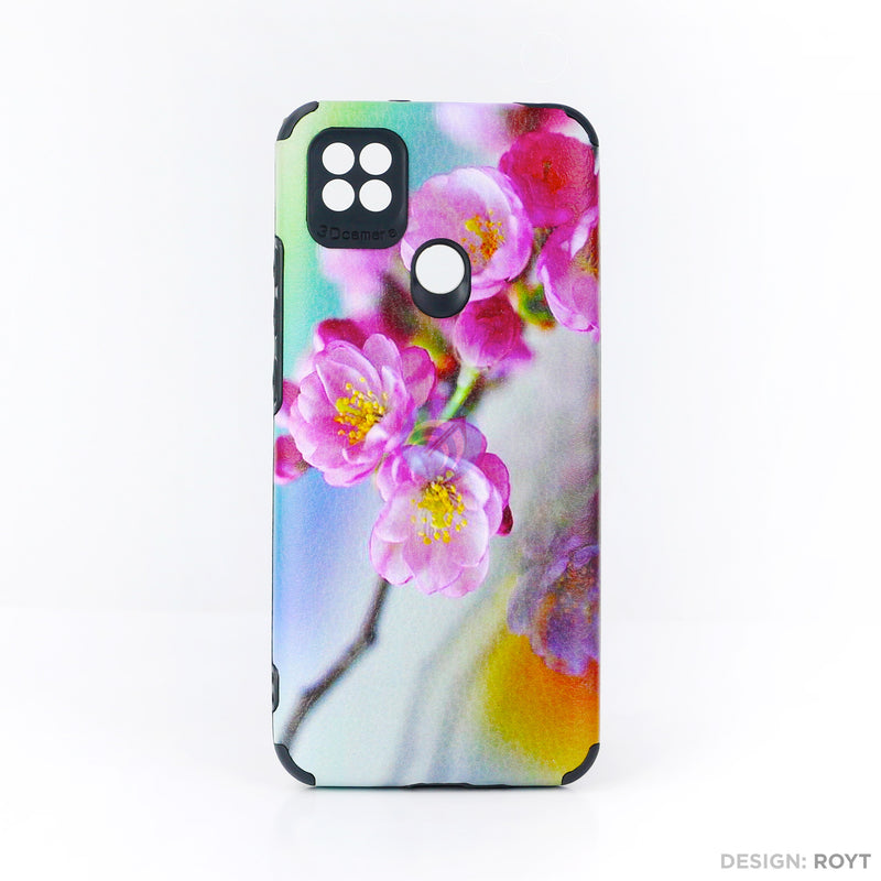 Ốp lưng XIAOMI REDMI 9C IMD da chống sốc hình hoa