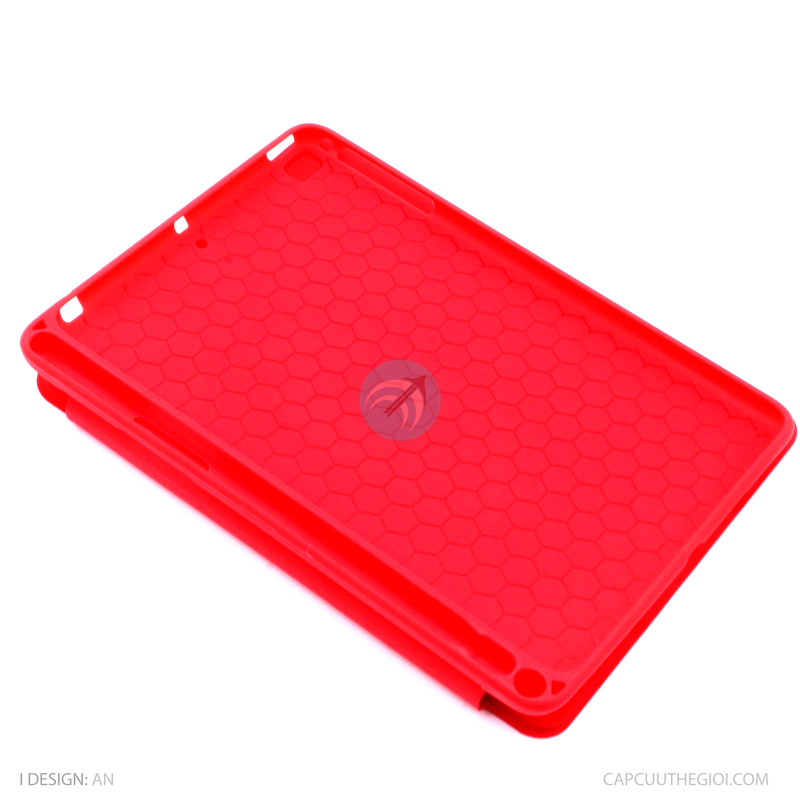 Bao da IPAD MINI 1/ 2/ 3/ 4/ 5 màu đỏ KAKU TPU MINGYA