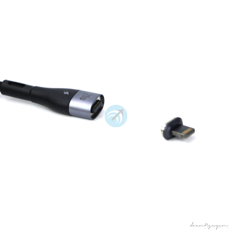 Cáp sạc hít nam châm type C to lightning 20w 1 mét CATLXC bh03t điều kiện còn đủ bao bì