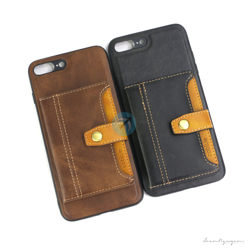 Ốp lưng da IPHONE 7+/8+ (COBLUE)