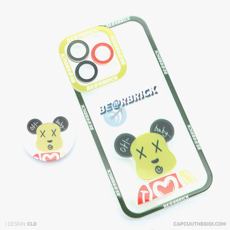 ỐP LƯNG IPHONE 13 PRO TRONG IN HÌNH KÈM POD