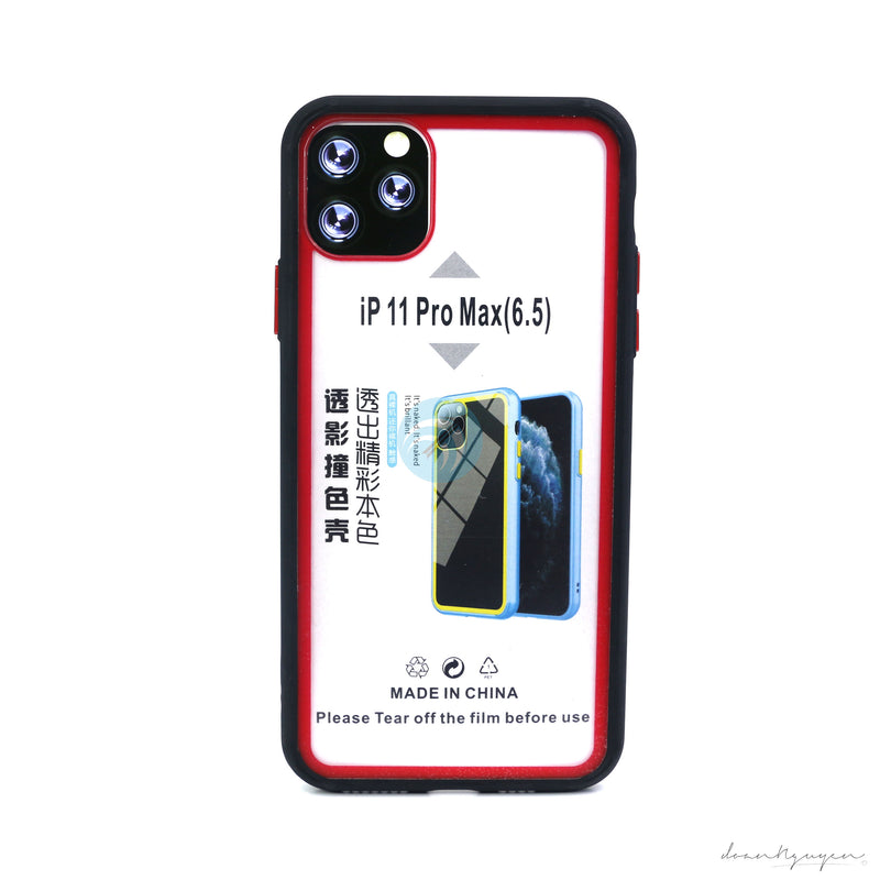 ỐP LƯNG ĐT IPHONE 11 PRO MAX (VIỀN MÀU TRONG)