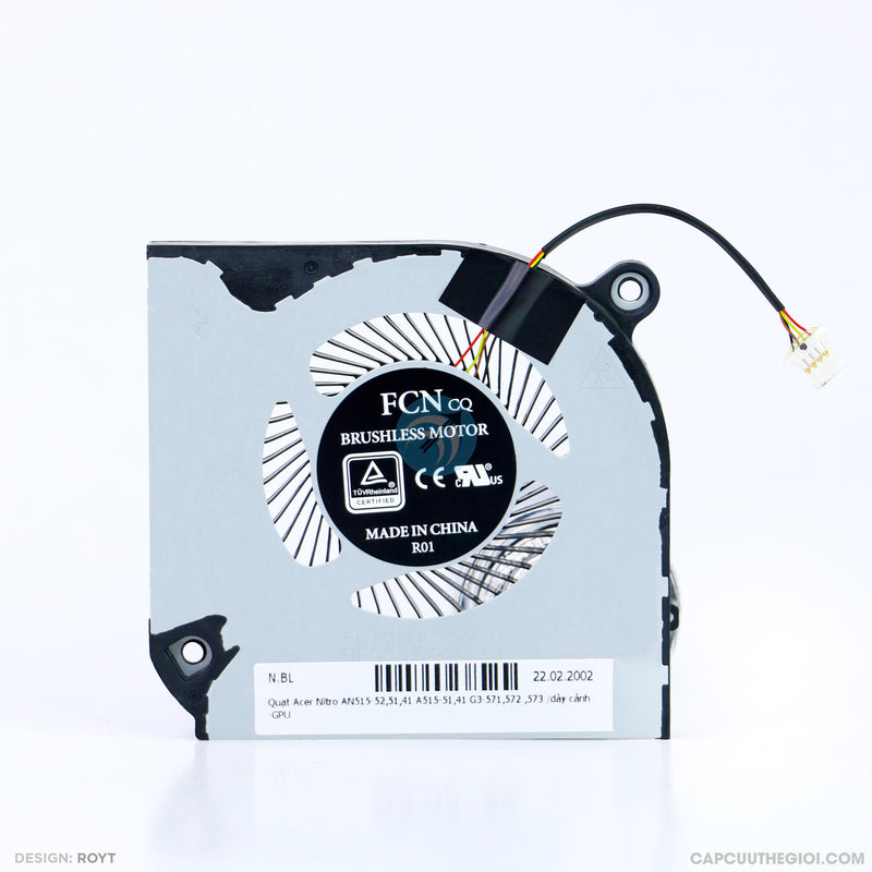 Fan laptop ACER AN715-51 GPU bh01t