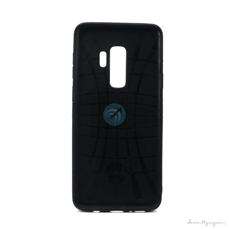 ỐP LƯNG DA ĐIỆN THOẠI SAMSUNG S9 PLUS AUTO DẺO ĐEN