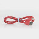 CÁP SẠC ĐIỆN THOẠI HOCO USB A TO TYPE C -CÁP ĐÈN - ĐỎ 1M (X14 PRO) BH03T