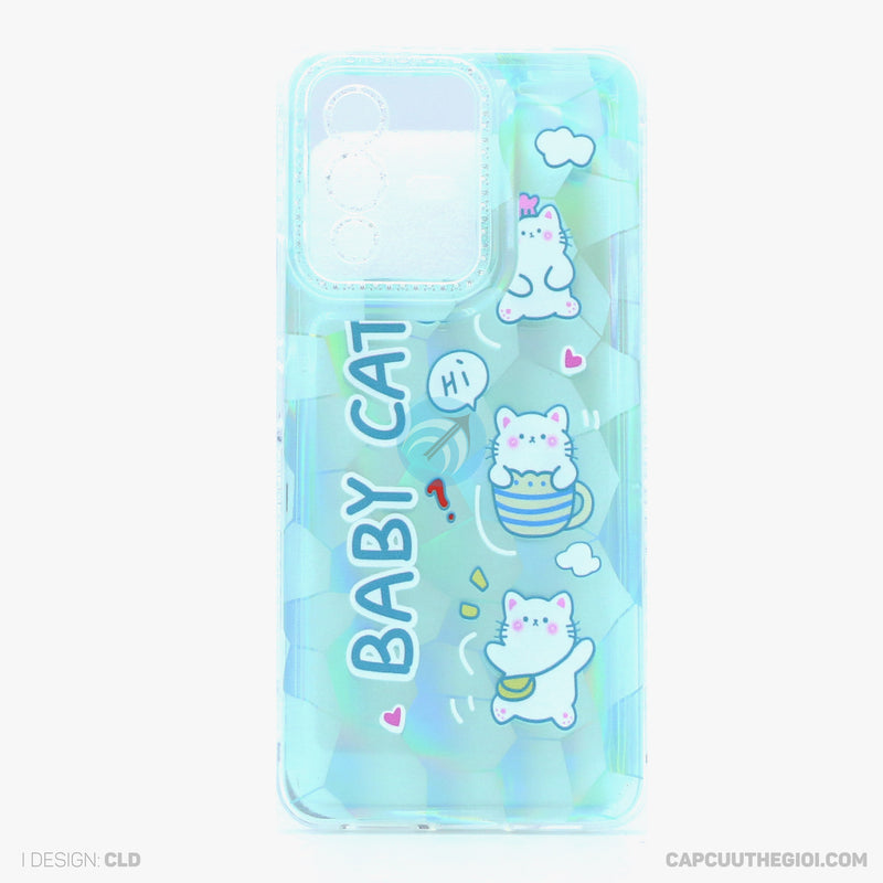 ỐP LƯNG VIVO V23 5G IN HÌNH CUTE PHẢN QUANG