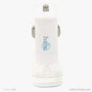 Tẩu sạc nhanh trên Ô TÔ 2 usb A 2.4A HOCO Z40 màu trắng bh01t