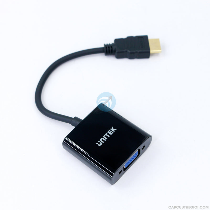 CABLE HDMI sang VGA + AUDIO UNITEK ( Y 6333 ) W bh12t