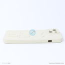 ỐP lưng IPHONE 13 6.1 hình nổi gấu đứng màu kem