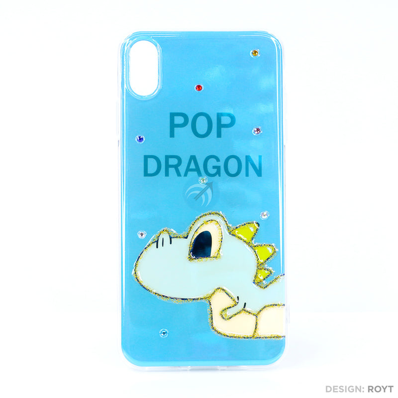 Ốp lưng IPHONE XS MAX hình viền dẻo gắn đá