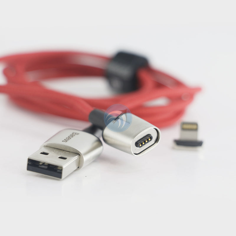 CÁP SẠC ĐIỆN THOẠI NAM CHÂM 1 ĐẦU USB A TO LIGHTNING BASEUS (CALXC-A01)