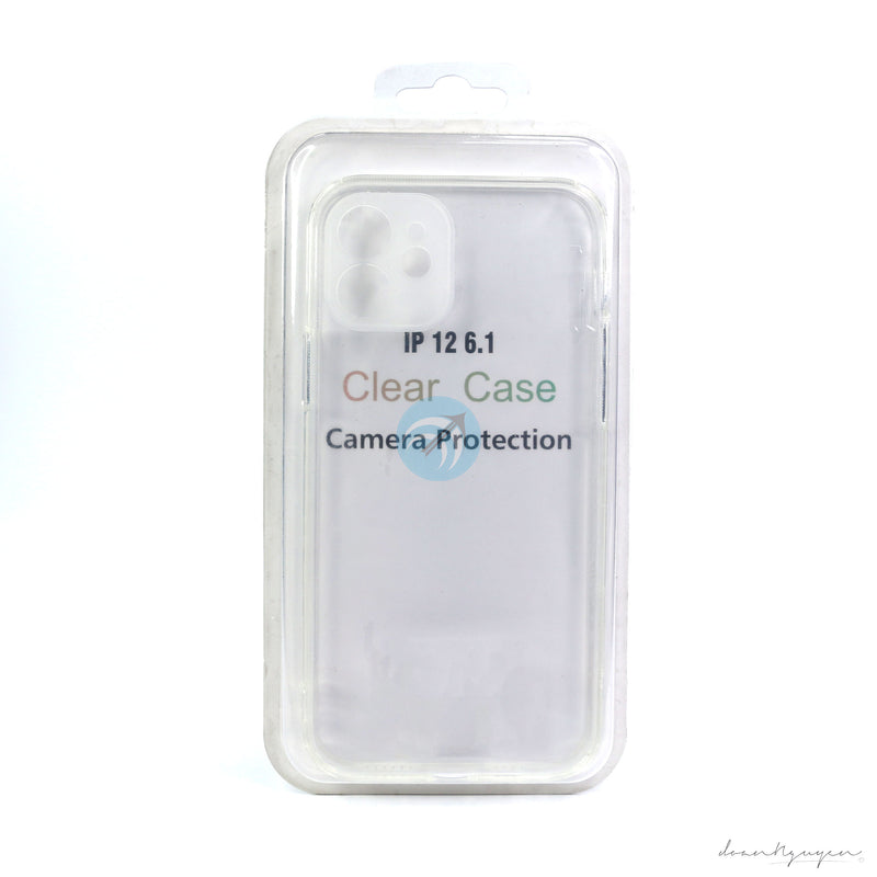 ỐP LƯNG ĐT IPHONE 12 6.1 (DẼO TRONG BẢO VỆ CAMERA)