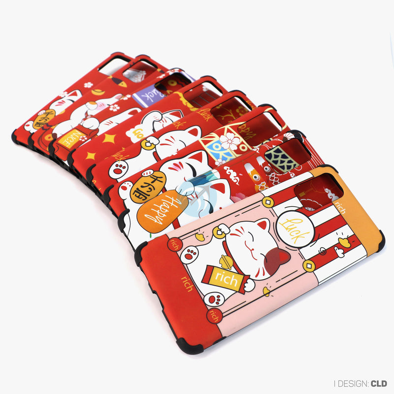 Ốp lưng SAMSUNG S20+ hình mèo thần tài nhựa cứng