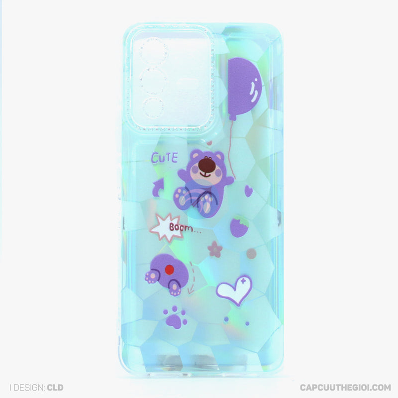 ỐP LƯNG VIVO V23 5G IN HÌNH CUTE PHẢN QUANG