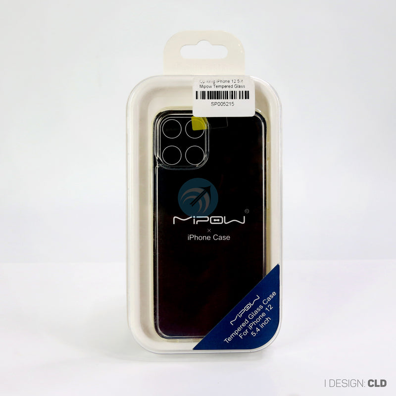 Ốp lưng iPhone 12 5.4" Mipow Tempered Glass