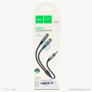 Cáp chia âm thanh audio Jack 3.5mm ra 2 đầu cái 3.5mm HOCO UPA21 bao test 7 ngày