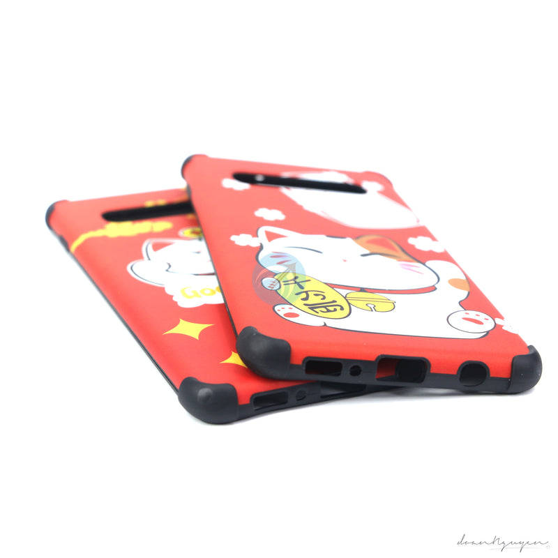 ỐP LƯNG SAMSUNG S10+ (MÈO PHỐI TẾT)