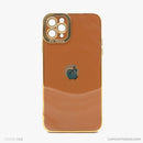 Ốp lưng IPHONE 11 PRO MAX silicon màu viền si có táo