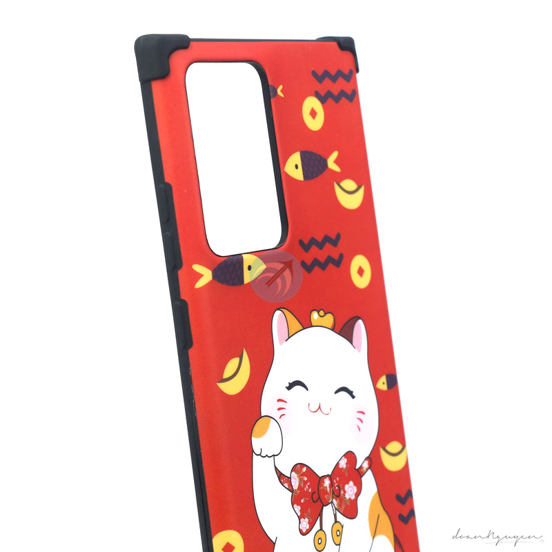 ỐP LƯNG SAMSUNG NOTE 20+ (MÈO PHỐI TẾT)
