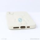 ỐP lưng IPHONE X/XS hình nổi gấu đứng màu kem