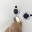 BẢO VỆ CAMERA (HỒNG) ĐT IPHONE 11 PRO/11 PRO MAX/12 PRO 3 MẮT (KIM TUYẾN)