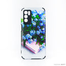 Ốp lưng OPPO A16 IMD da chống sốc hình hoa