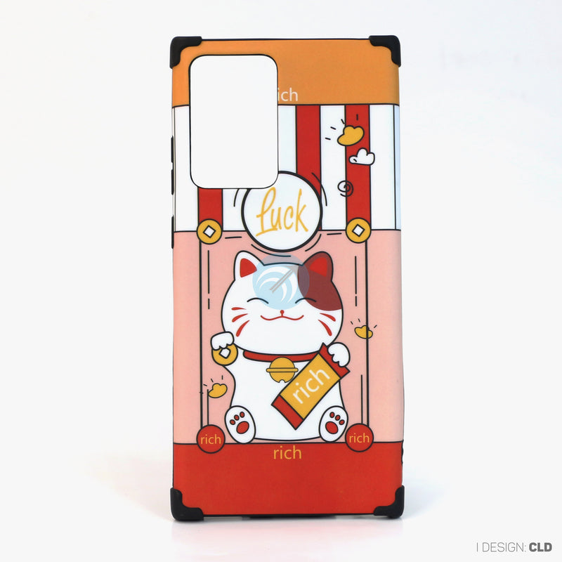 Ốp lưng SAMSUNG NOTE 20+ hình mèo thần tài nhựa cứng