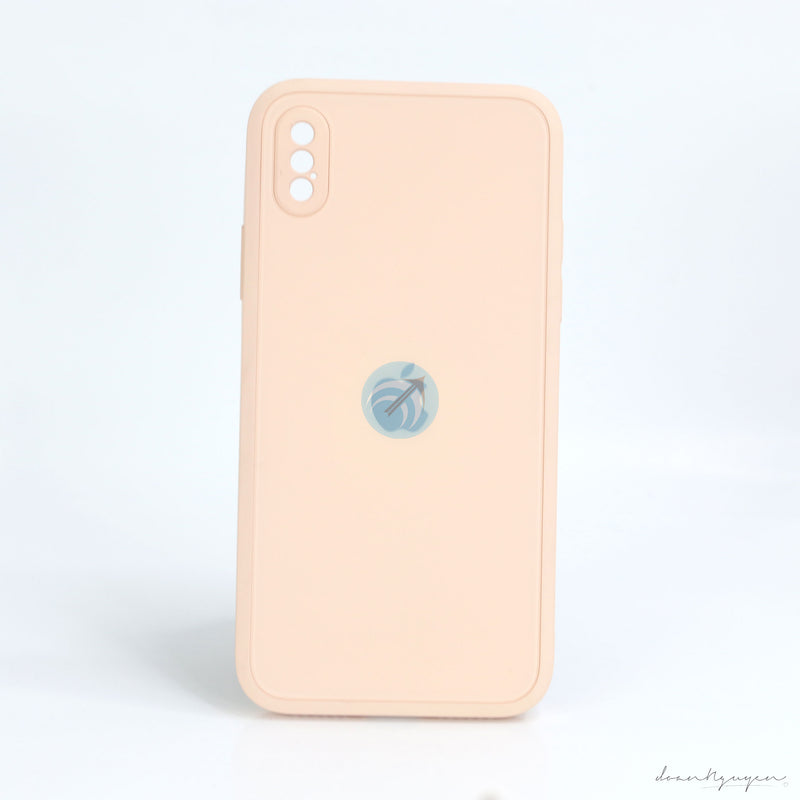 ỐP LƯNG IPHONE X/ XS (REALSKY KÍNH NHÁM VIỀN VUÔNG)