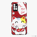 Ốp lưng SAMSUNG A71 dẻo hình mèo thần tài