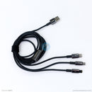 Cáp sạc 3-IN-1 usb A to type C + lightning+ micro 3.5A 1.5 mét BASEUS CAMLTWJ-01 bh03t