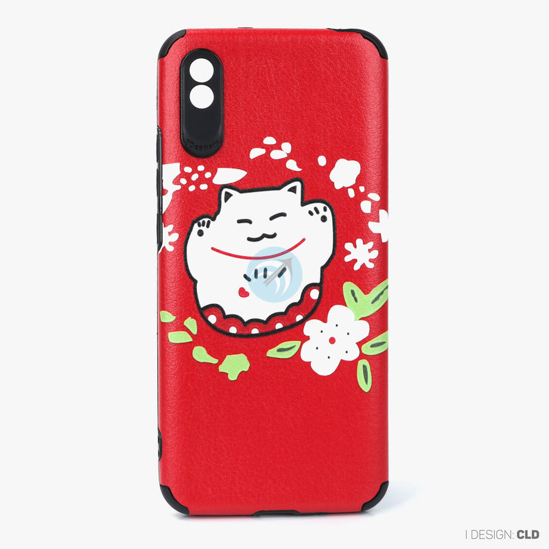 Ốp lưng MI 9A dẻo hình mèo thần tài