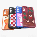 Ốp lưng SAMSUNG S22+ tpu vuông màu in hình cute bảo về camera
