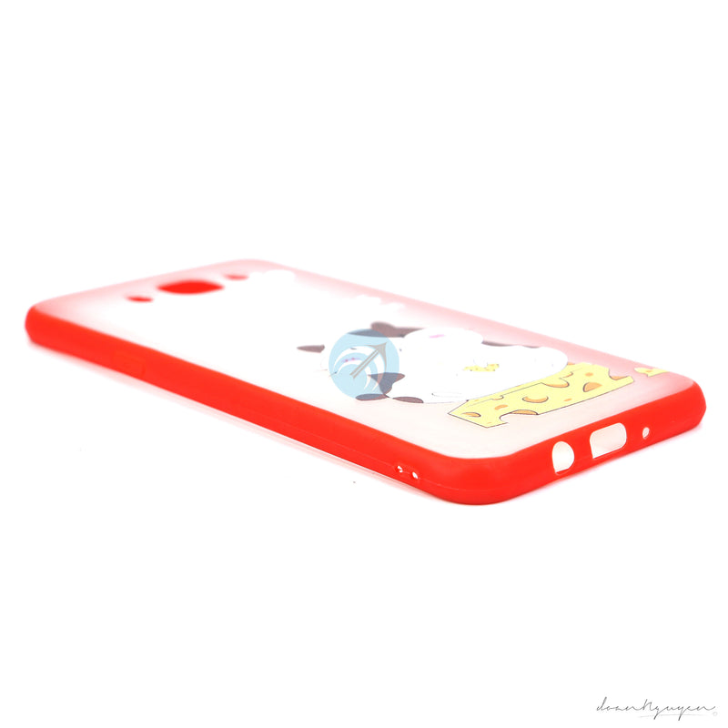 ỐP LƯNG ĐIỆN THOẠI SAMSUNG J7 2016 J710 NHÁM HÌNH VIỀN MÀU