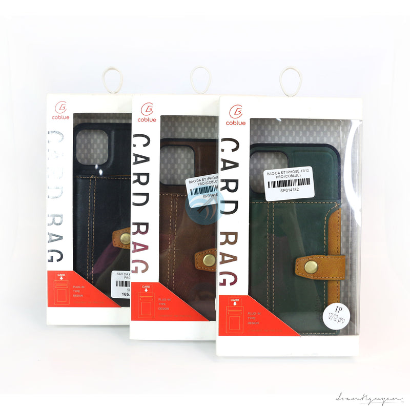 Ốp lưng da IPHONE 12/12 PRO (COBLUE)