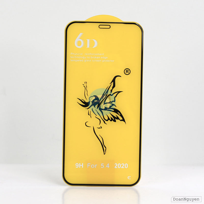KÍNH CƯỜNG LỰC ĐIỆN THOẠI IPHONE 12 5.4 ĐEN FULL (THIÊN THẦN)