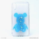 Ốp lưng IPHONE X/XS trong hình gấu kim tuyến