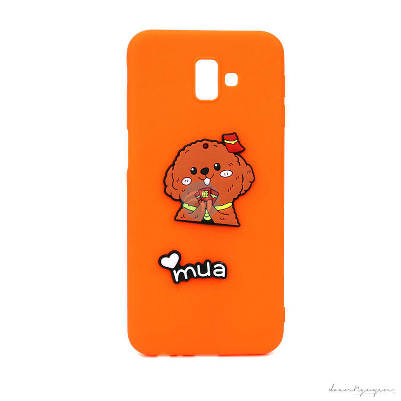 ỐP LƯNG SAMSUNG J6+ (THÚ NỔI KUTE)